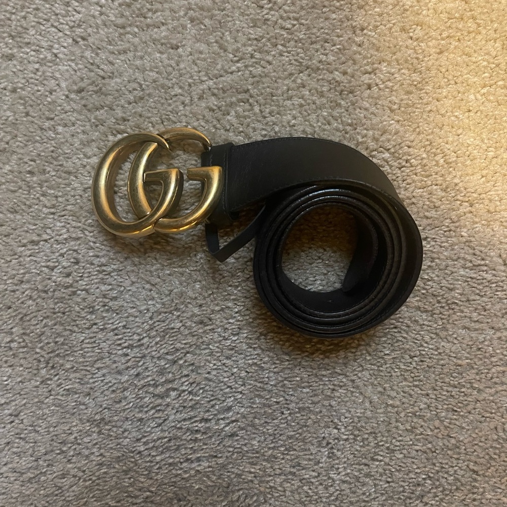 Authentic Gucci Leather Belt Size 80